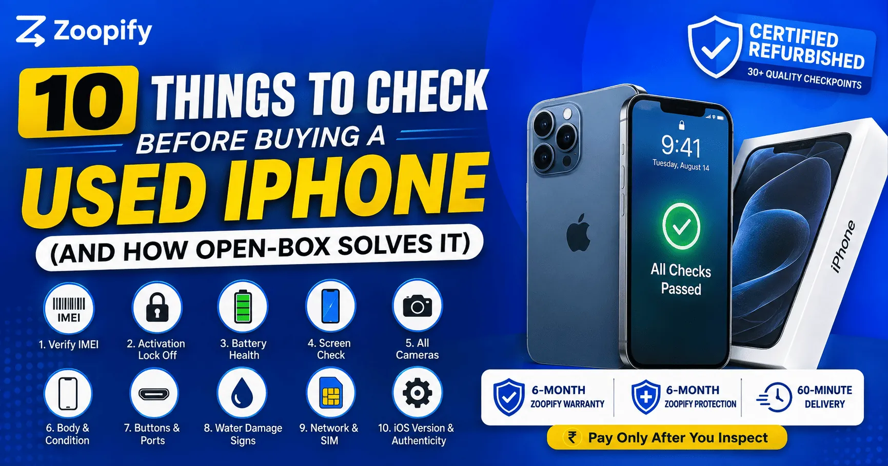 10 Things to Check Before Buying a Used iPhone (and How Open-Box Solves It)